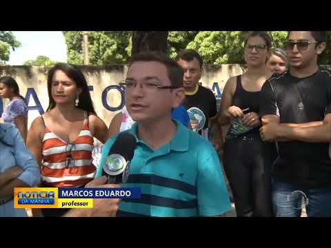 Candidatos da Semec reclamam que portões fecharam antes do horário