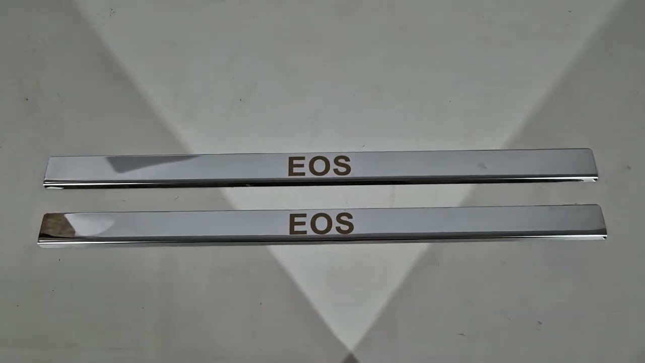 Накладки на Пороги Carmos (2 шт, Нержавейка) Video 1