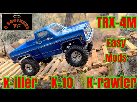 Traxxas trx-4m  dirt cheap upgrades mods high trail