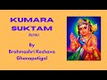 Kumara Suktam Rig Veda By Brahmashri Keshava Ghanapatigal