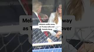 Trump Calls Harp, Melania Walks