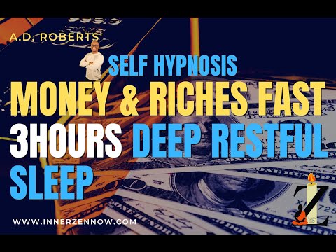 Deep Sleep Hypnosis Attract Money and Riches Fast  3 Hour Sleep Meditation