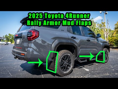 2025 Toyota 4Runner Rally Armor Mud Flap Installation