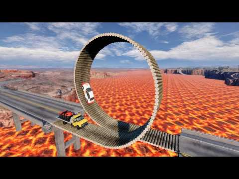 Cars vs Impossible Loop Bridge 🥵 BeamNG.drive