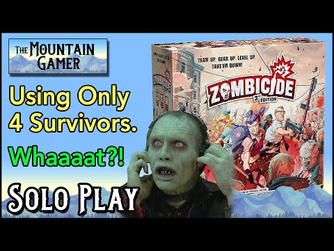 Solo Playthrough ➤ Zombicide 2nd Edition【ツ】Cooperative Horror Dungeon Crawler... with Zombies!