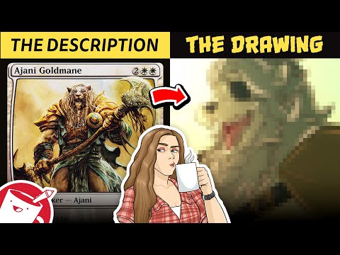 Magic Card Sketch Artist Challenge (ft. Amy the Amazonian)