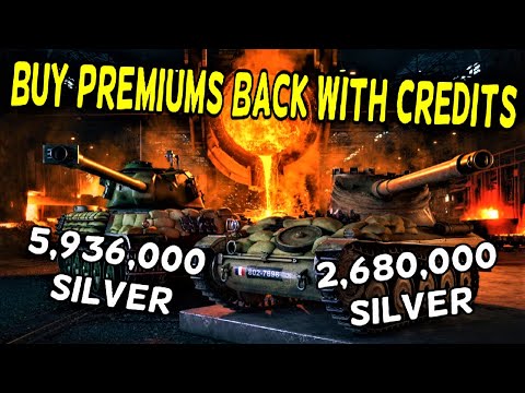 How To Buy Back Your Premium Tanks With Silver/Credits in World of Tanks