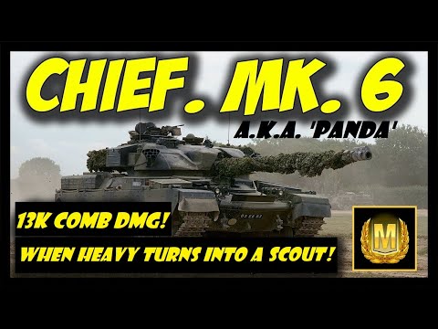 WOT Console 6.0 // Chieftain Mk.6 - Massive Spotting Damage on Prokhorovka!!!