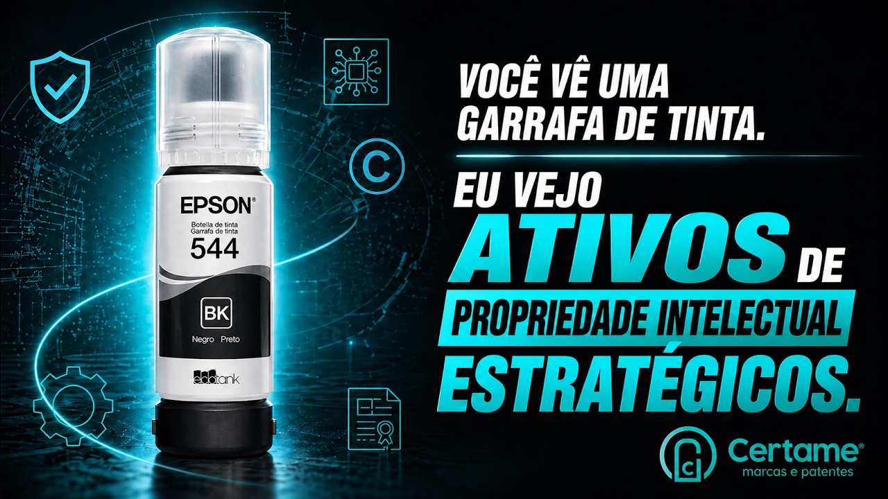 PI e suas vertentes. Quantos ativos de propriedade Intelectual existem em um cartucho de impressora?