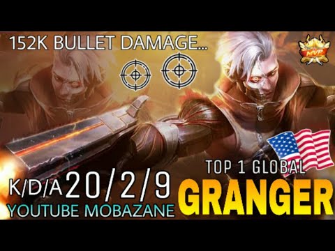 MANIAC !! USA No. 1 Granger - Top Global Granger Gameplay | Mobile Legends