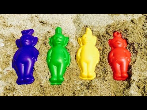 TELETUBBIES Building Sand Figures!