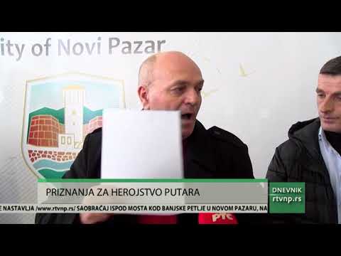 Grad Novi Pazar novčano i zahvalnicama nagradio putare zbog pokazanog herojstva