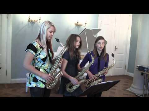 Koeru muusikakooli saksofonitrio