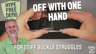 Always Between Belt Holes - One-Hand Ratchet Fix