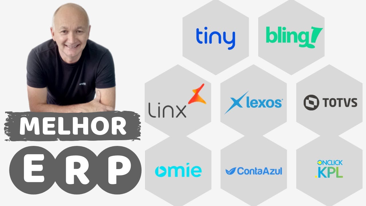 O QUE e ERP para que serve QUAL Melhor TOTVS,  BLING, TINY, OMIE, LEXOS, LINX  ONCLICK, CONTA AZUL