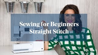 How To: Straight Stitch (Sewing for Beginners)