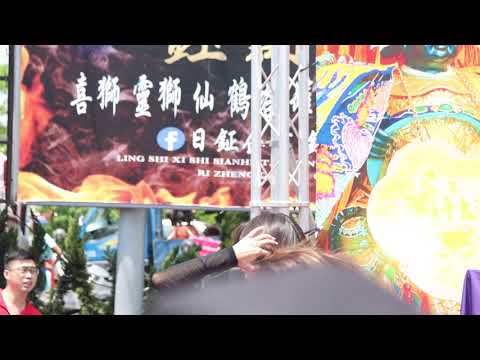 (4K)2021/4/16 林孟&小米兒 X 大甲媽遶境回鑾 - 熱舞表演 part1