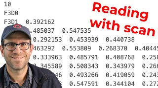 Using the R scan function to read non-rectangular data (CC169)