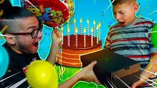 JAYDEN'S AMAZING BIRTHDAY VLOG!! SURPRISING HIM WITH A SHOPPING SPREE! *MUST WATCH*- FORTNITE DANCE?