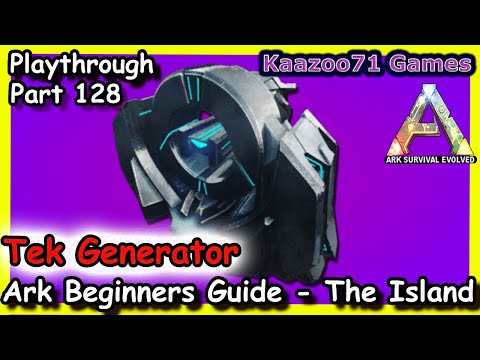 Building a Tek Generator Ark💥 - Beginners Guide The Island Episode 128