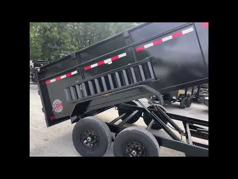 7x14 Dump Trailer W/ 44" High Sides By Homesteader Trailers 714HX