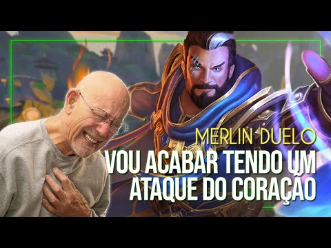 VOU ACABAR TENDO UM ATAQUE DO CORAÇÃO JOGANDO SMITE | MERLIN (Ranked Duel Smite Brasil)
