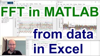 How to do a fast Fourier transform (fft) in MATLAB from an xlsx data file given in Microsoft Excel