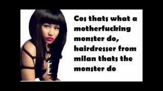 Nicki Minaj - Monster Verse Lyrics