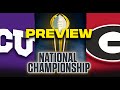 2023 CFP National Championship PREVIEW: No. 3 TCU vs No. 1 Georgia Expert PICKS, MORE| CBS Sports HQ