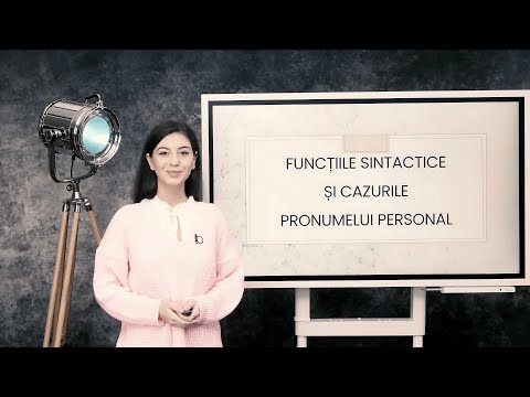 Funcțiile sintactice și cazurile pronumelui personal - Română - Clasa VI-a