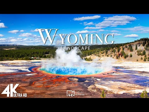 WYOMING 4K Video UHD - Relaxing Music Along With Beautiful Nature Videos - Amazing Nature