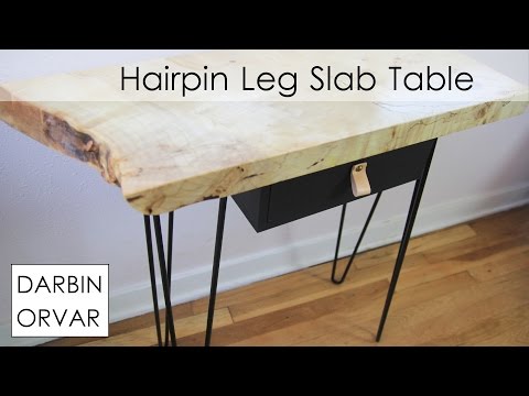 I Semble Hairpin Table Legs Rockler Woodworking And Hardware Rockler Slab Table Darbin Orvar