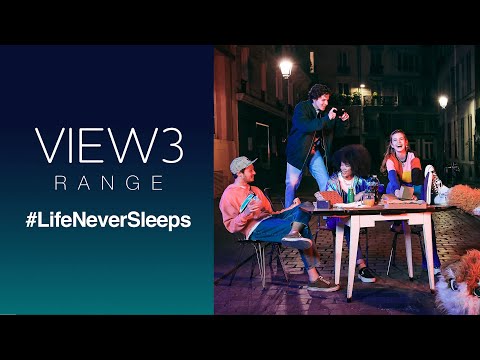 Wiko View3 range. Life never sleeps. 30s.