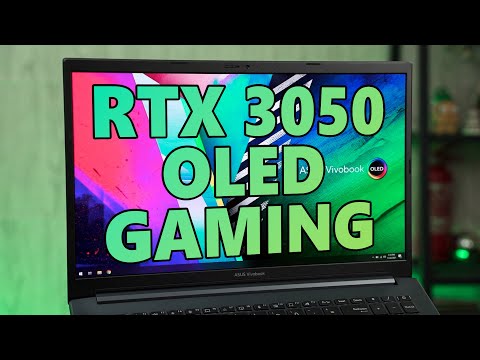 OLED + RTX 3050 = Magnificent Colors! ASUS Vivobook Pro 15 OLED M3500Q gaming test!