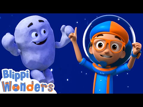 Blippi Wonders - Blippi Learns About Gravity! | Blippi Animated Series | Cartoons For Kids
