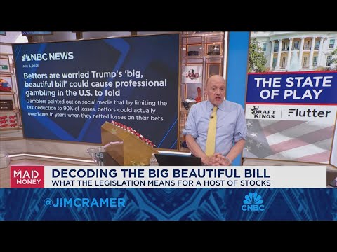 Gambling income tax change is 'brutal', says Jim Cramer