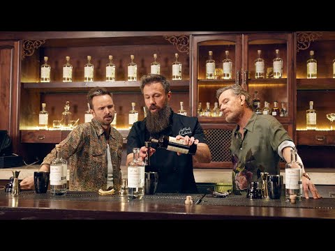 Dos Hombres Mezcal with Aaron Paul & Bryan Cranston | The Beard Behind the Bar: Celebrity Edition