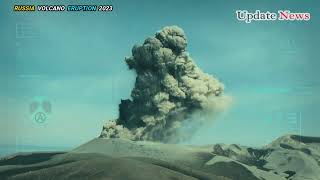 🚨Eurasia tallest active volcanoes erupted, sending ash 13 kilometers above sea level of Kamchatka