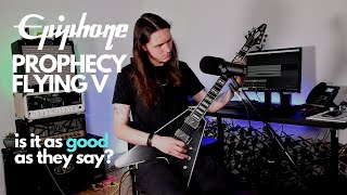 Video thumbnail for Epiphone Prophecy Flying V - Is It As Good As They Say? by Oli Royer