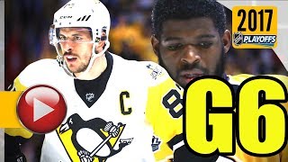 Pittsburgh Penguins vs Nashville Predators. 2017 NHL Playoffs. Stanley Cup Final. Game 6. (HD)