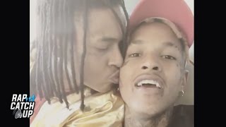 Rapper & Young Thug Clone Kyyngg Lets Man Kiss Him On Cheek