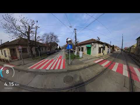 Pista de biciclete Spitalul Judetean - Pasarela Gelu (4.4 km) @bucharestbiketraffic