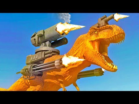 SUPER T-REX VS SUPER GIRAFAS | BEAST BATTLE SIMULATOR