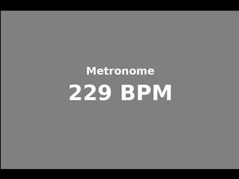 metronome 229 bpm