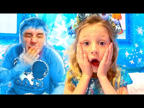 Nastya e papai desafio quente vs frio