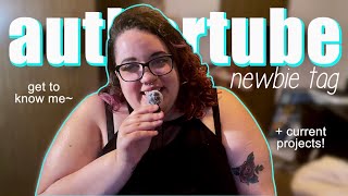 get to know the (aspiring) author! | authortube newbie tag & current projects 📚✨
