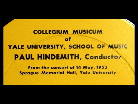 Monteverdi / Paul Hindemith, 1953: Lagrime d'Amante al Sepolcro dell'Amata
