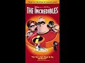 Opening To The Incredibles 2005 VHS Disney