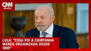 Vídeo: Lula: "Essa foi a campanha menos organizada desde 1989" | CNN 360º