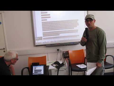 Presentation by Benjamin Spock de Vries to 'A World to Win' in London  (read description)